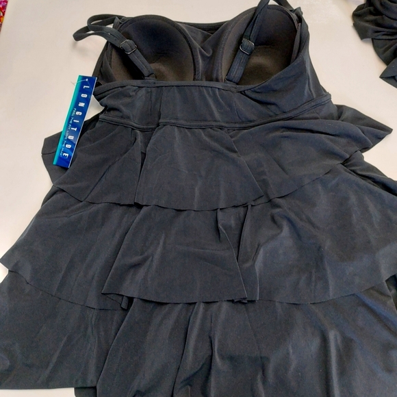 Longitude tiered Swim Dress NWT - Picture 2 of 4